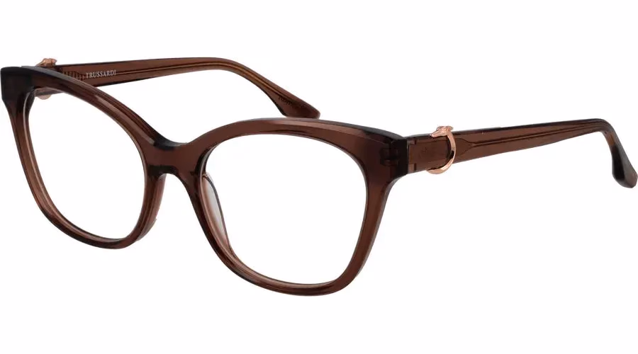 Trussardi Brown Acetate Glasses (Frames)