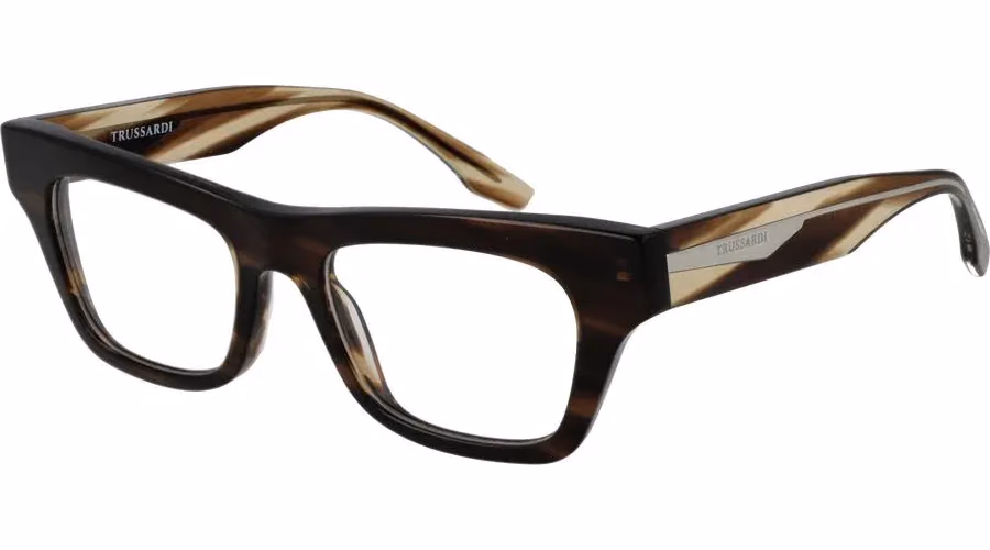 Trussardi Brown Acetate Glasses (Frames)