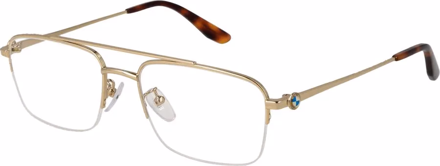 BMW Gold Metal Glasses (Frames)