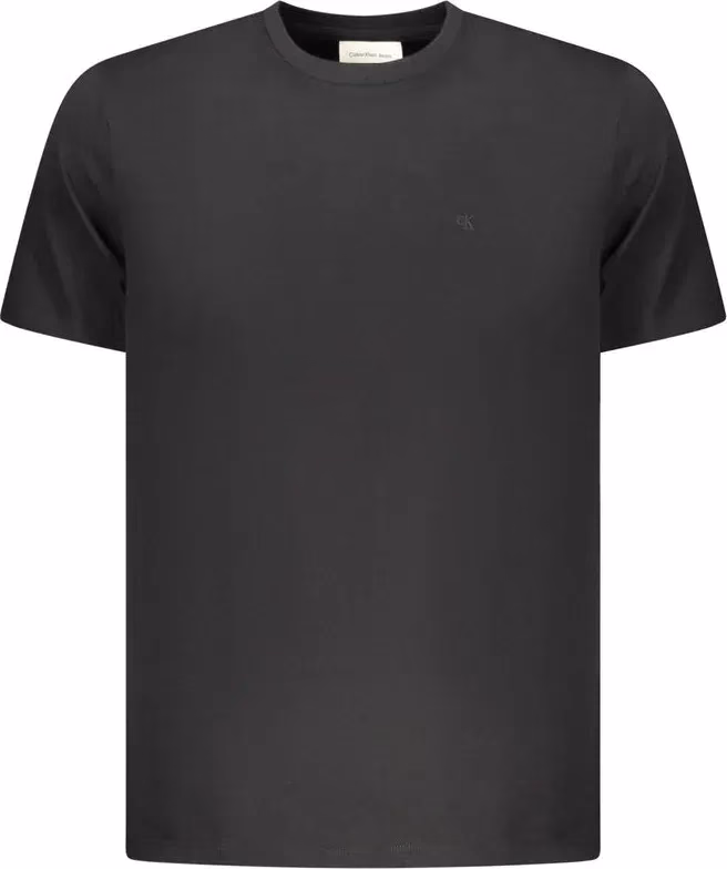 Calvin Klein Black Cotton Men T-Shirt