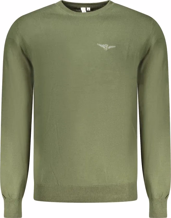 Accademia Militare Verde Cotton Men's Sweater