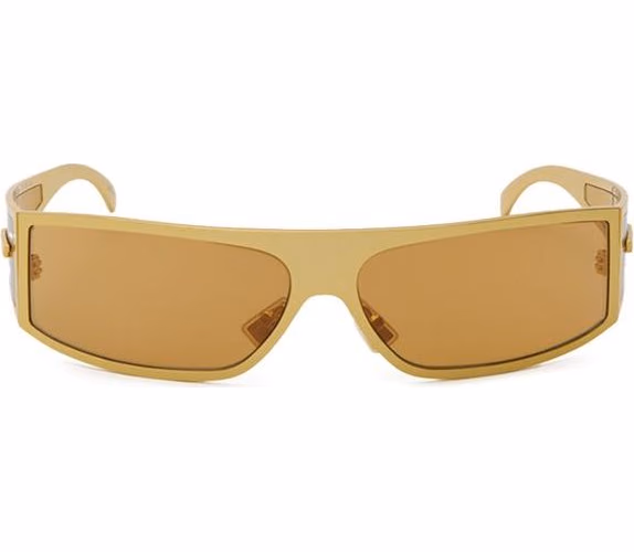 Bottega Veneta Gold Metal Sunglasses