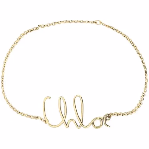 Chloé Gold Brass Thin Belt