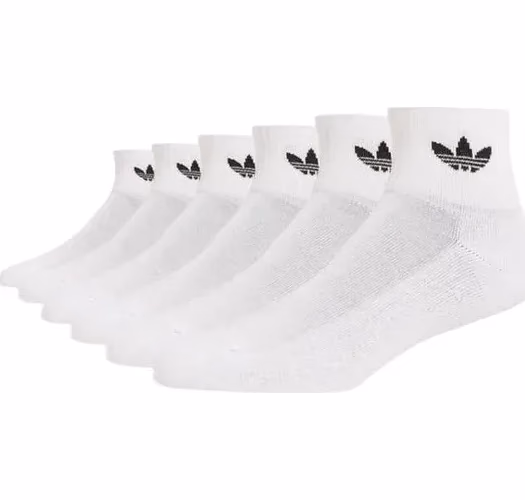 Adidas Originals White Cotton Socks