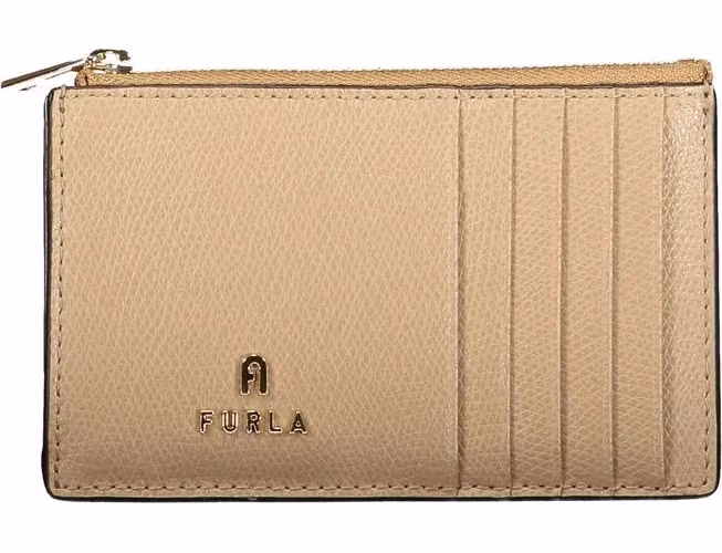 Furla Beige Leather Women Wallet