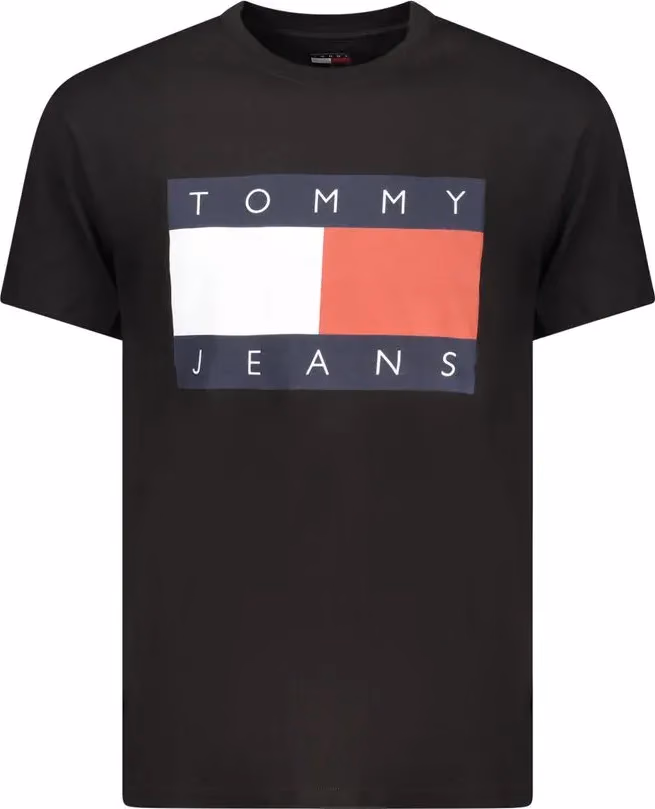 Tommy Hilfiger Nero Cotton Men's T-Shirt