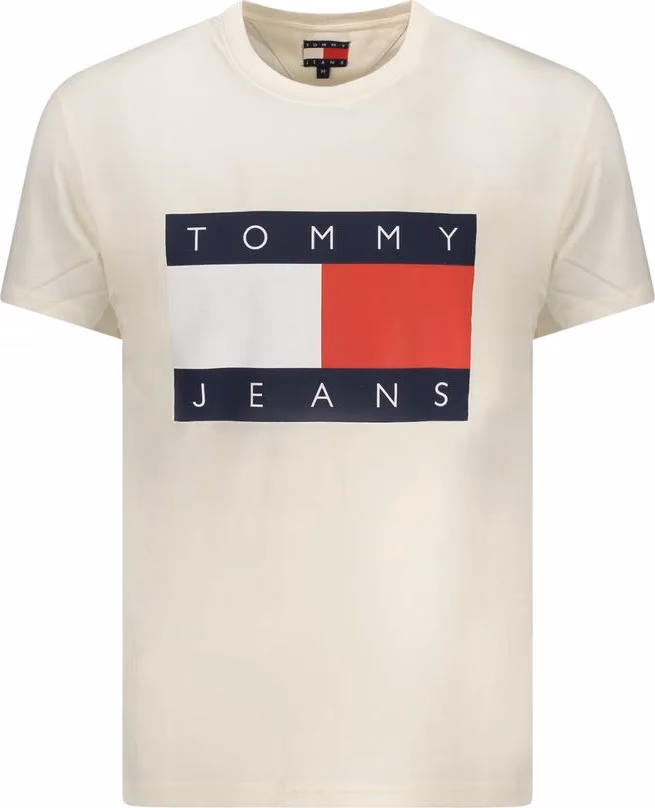 Tommy Hilfiger Bianco Cotton Mens T-Shirt