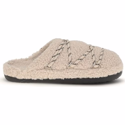 Moon Boot Beige Polyamide Flats
