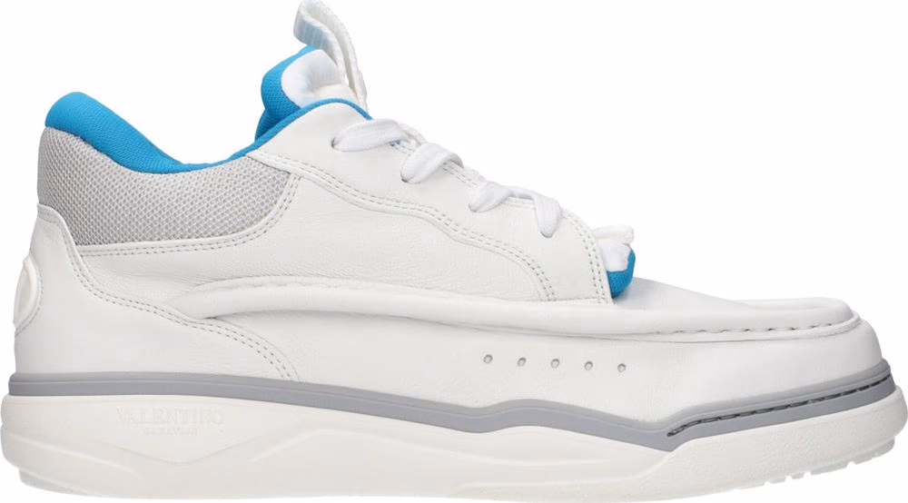 Valentino Garavani White Leather Low Top Sneakers