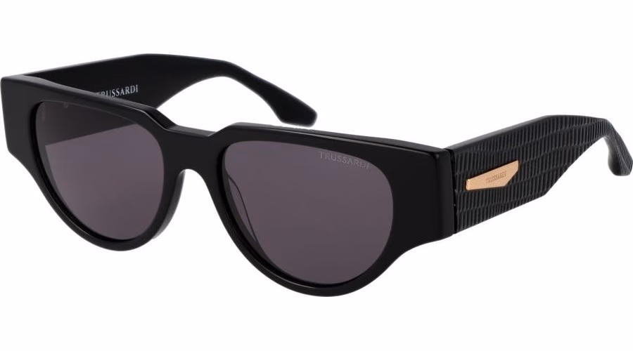 Trussardi Black Acetate Sunglasses